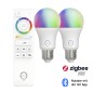 Preview: Müller Licht LED Lampe A60 tint Starter Set 9W E27 806lm white color 404013