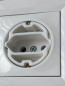 Preview: 4 x SOIXX Adapter von Schutzkontakt-Steckdosen auf Eurostecker Steckdosenadapter Steckeradapter Weiß