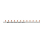 Preview: ABB PS1/12 Phasenschiene 1Ph.,12Pins,10qmm, Made in Germany