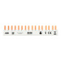 Preview: ABB PSX3/16N Phasenschiene FlexLine 3P+N, 16Pins, 8 TE, 10qmm L1-N-L2-N-L3-N-L1-..., Made in Germany