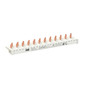 Preview: ABB Phasenschiene PSc 3/24/10 N 3Ph.+N, 12 Module, 24Pins,10qmm für FI/LS DS301C, Made in Germany