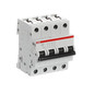 Preview: ABB S204-B16 Sicherungsautomat B-Char., 6 kA, 16 A, 4P, Made in Germany