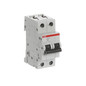 Preview: ABB S202M-B6UC Sicherungsautomat B-Char., 10 kA, 6 A, 2P, Made in Germany
