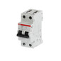 Preview: ABB S202M-K2UC Sicherungsautomat K-Char., 10 kA, 2 A, 2P, Made in Germany