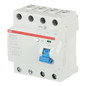 Preview: ABB F204A-25/0,3 FI-Schutzschalter 4P,Typ A,25A,300mA
