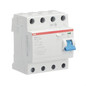 Preview: ABB F204A-40/0,3 FI-Schutzschalter 4P,Typ A,40A,300mA