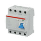 Preview: ABB F204A-63/0,5 FI-Schutzschalter 4P,Typ A,63A,500mA
