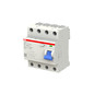 Preview: ABB F204A-40/0,03L FI-Schutzschalter 4P,Typ A,40A,30mA,N links