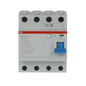 Preview: ABB F204AS-63/0,3 FI-Schutzschalter 4P,Typ A,63A,300mA,selektiv