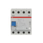 Preview: ABB F204B-125/0,03L FI-Schutzschalter 4P,allstromsens.,125A,30mA,N links, Made in Germany