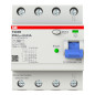 Preview: ABB F204B-25/0,03 FI-Schutzschalter Typ B 4P, 25A, 30mA, 3kA, 4TE