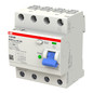 Preview: ABB F204B-63/0,3 FI-Schutzschalter Typ B 4P, 63A, 300mA, 3kA, 4TE