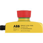 Preview: ABB SMILE 11EA TINA Not-Halt-Taster 1 x 5-poliger Stiftstecker M12