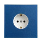 Preview: SOIXX Aufsteckrahmen für Steckdosen Schneider Electric Asfora Blau Modernes Design ohne Demontage