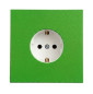 Preview: SOIXX Aufsteckrahmen für Steckdosen Schneider Electric Asfora Grün Modernes Design ohne Demontage