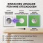 Preview: SOIXX Aufsteckrahmen für Steckdosen Schneider Electric Asfora Grün Modernes Design ohne Demontage