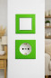 Preview: SOIXX Aufsteckrahmen für Lichtschalter Schneider Electric Asfora Grün Modernes Design ohne Demontage