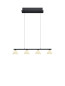 Preview: Hell Mona Pendelleuchte G9 5-fach Schwarz 20574/4-06