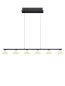 Preview: Hell Mona Pendelleuchte G9 5-fach Schwarz 20575/6-06