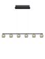 Preview: Hell Loft LED Pendelleuchte Warmweiss Dimmbar stufenlos höhenverstellbar Schwarz 20599/6-06