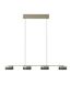 Preview: Hell Mesh LED Pendelleuchte Warmweiss Dimmbar stufenlos höhenverstellbar Sand 20619/4-13