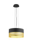 Preview: Hell Mesh Pendelleuchte E27 6-fach Schwarz/Gold 20628/1-06