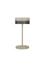 Preview: Hell Mesh LED Tischleuchte 3-fach Warmweiss Dimmbar 30cm USB IP54 Sand 50430/1-13