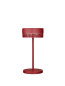 Preview: Hell Mesh LED Tischleuchte Warmweiss Dimmbar 30cm USB IP54 Indischrot  50430/1-18