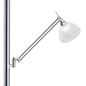 Preview: Hell Findus LED Stehleuchte 4-fach Warmweiss Dimmbar 182cm Nickel 60483/2-92