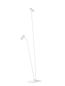 Preview: Hell Polo Stehleuchte GU10 180cm Dekoring abnehmbar Weiss 60502/2-07