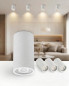 Preview: 4 x Bioledex HELSO-FL LED Deckenleuchte CCT 5W 500Lm 3000K/4000K/6500K Weiß