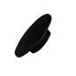 Preview: Bioledex LED Wandleuchte 18cm Rund 12W CCT 3000/4000/6500K Schwarz