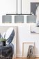Preview: Bioledex Lyngar Pendelleuchte 3-fach E27 grau 72x100x18cm Made in Europe