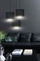 Preview: Bioledex Lyngar Pendelleuchte 3-fach E27 schwarz 42x100x50cm Made in Europe