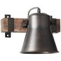 Preview: Brilliant Decca Wandspot E27 Schwarz Stahl 85810/46