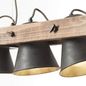 Preview: Brilliant Decca Pendelleuchte, 5-fach E27 Schwarz Stahl 85875/46
