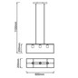 Preview: Brilliant Arica Pendelleuchte, 3-flammig E27 Schwarz Holz 92747/76