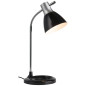 Preview: Brilliant Jan Tischleuchte E27 Silber Schwarz 92762/06
