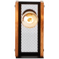 Preview: Brilliant Calandra Tischleuchte E27 Schwarz Holz FSC 93121/76
