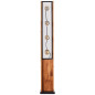 Preview: Brilliant Calandra Standleuchte, 4-flammig E27 Schwarz Holz FSC 93122/76