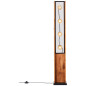 Preview: Brilliant Calandra Standleuchte, 4-flammig E27 Schwarz Holz FSC 93122/76