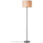 Preview: Brilliant Romm Standleuchte, 1-flammig E27 Holz Hell Schwarz 93140/76