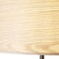 Preview: Brilliant Romm Standleuchte, 1-flammig E27 Holz Hell Schwarz 93140/76