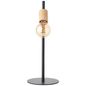 Preview: Brilliant Tiffany Tischleuchte 45cm E27 Schwarz Matt Natur 93197/76