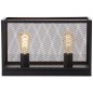 Preview: Brilliant Maze Tischleuchte 40x15cm E27 Schwarz Korund 94523/86