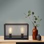 Preview: Brilliant Maze Tischleuchte 40x15cm E27 Schwarz Korund 94523/86
