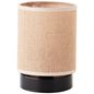Preview: Brilliant Aniela Tischleuchte E27 Schwarz Natur Made in Europe 94543/76