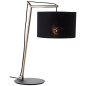 Preview: Brilliant Annice Tischleuchte 52cm E14 Schwarz Matt Messing Gebürstet 94604/78