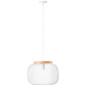 Preview: Brilliant Giada LED Pendelleuchte, 1-flammig Weiß Holz Hell FSC 99111/75