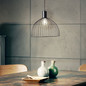 Preview: Brilliant Blacky Pendelleuchte 30cm E27 Schwarz Matt 99391/06